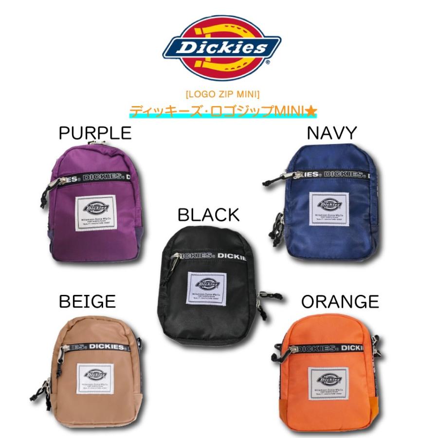Dickies ディッキーズ LOGO ZIP MINI SHOULDER ロゴジップ ミニショルダーバッグ ポーチ ショルダーバッグ バッグ メンズ レディース 男女兼用 通学 学生 通勤 | Dickies | 01