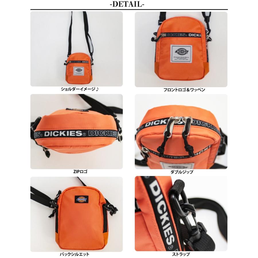 Dickies ディッキーズ LOGO ZIP MINI SHOULDER ロゴジップ ミニショルダーバッグ ポーチ ショルダーバッグ バッグ メンズ レディース 男女兼用 通学 学生 通勤 | Dickies | 06