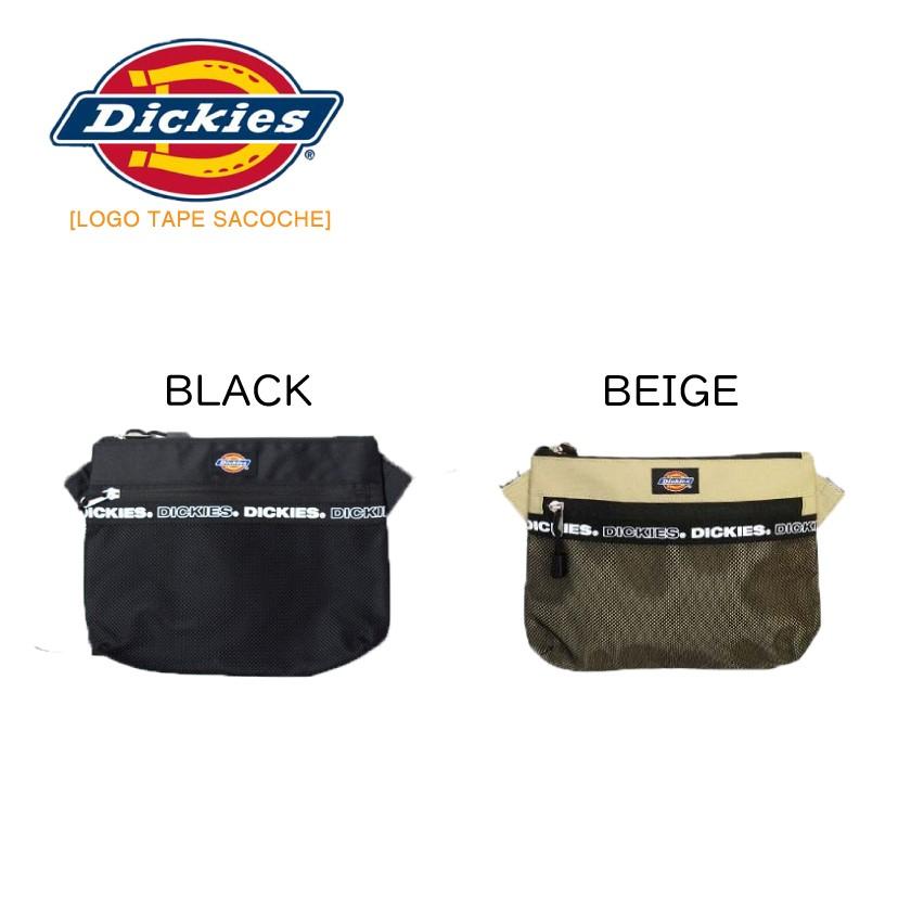 Dickies ディッキーズ LOGO TAPE SACOCHE レディース メンズ ロゴ テープ クラッチバッグ ショルダー 斜めがけ メッシュ ミニショルダー ミニバッグ 軽量 | Dickies | 04