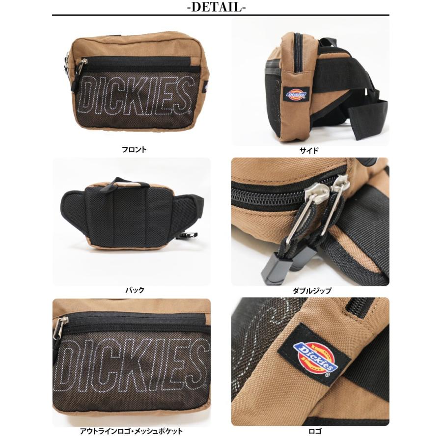 ディッキーズ ショルダーバック Dickies BAG ボディバッグ ウエストバッグ ウエストポーチ ショルダー カバン バッグ 斜め掛け 軽量 コンパクト メンズ | Dickies | 06
