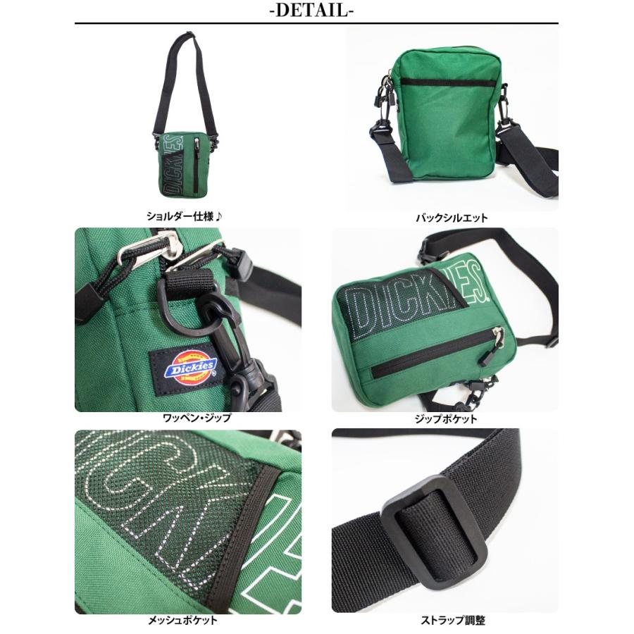 Dickies ディッキーズ ユニセックス ショルダーバッグ サコッシュ 縦型 軽量 斜め掛けバッグ サコッシュバッグ バッグ レディース メンズ BAG カジュアル | Dickies | 06