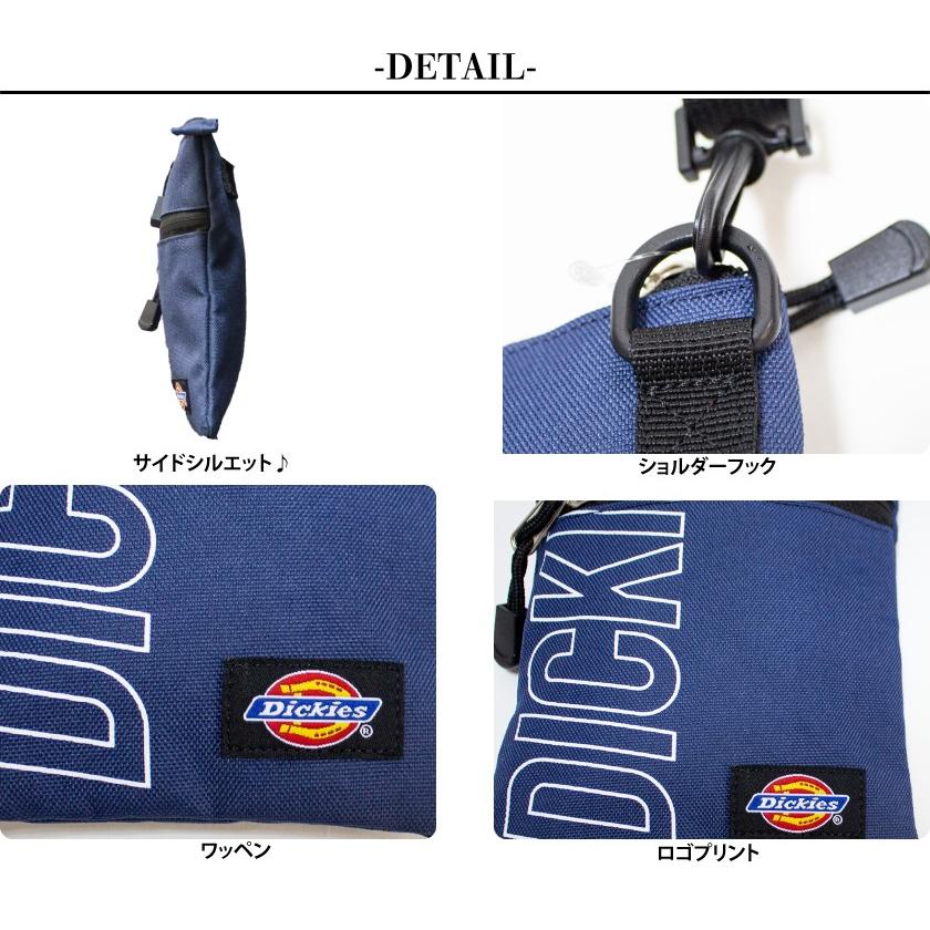 Dickies ディッキーズ OUTLINE LOGO NECKPOUCH メンズ レディース ショルダーバッグ 斜めがけバッグ 軽量 マルチケース 小さい 学生 部活 通学 ミニバッグ | Dickies | 06