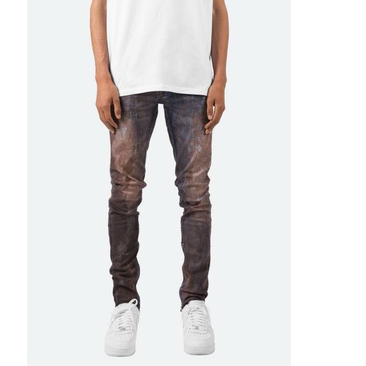 mnmlジーンズ mnml ミニマル“M139 STRETCH DENIM”裾ZIP 大きいサイズ かっこいいい