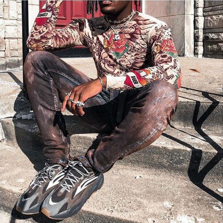 mnml ミニマル“M139 STRETCH DENIM”裾ZIP 大きいサイズ