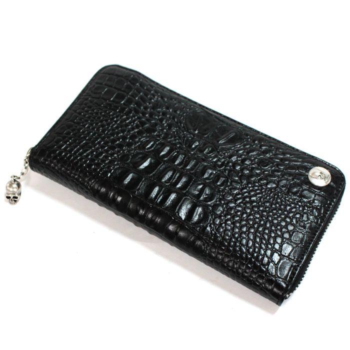 Roen ロエン 長財布 クロコ型押しラウンドジップ  3r392064 | Roen | 03