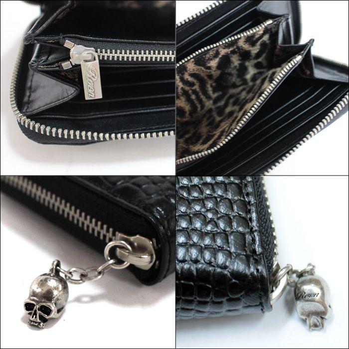 Roen ロエン 長財布 クロコ型押しラウンドジップ  3r392064 | Roen | 04