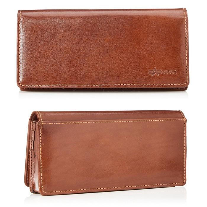 ALPHA INDUSTRIES アルファ インダストリーズ 長財布 イタリアンレザー ロングウォレット 財布 メンズ 革 レザー | Alpha Industries | 01