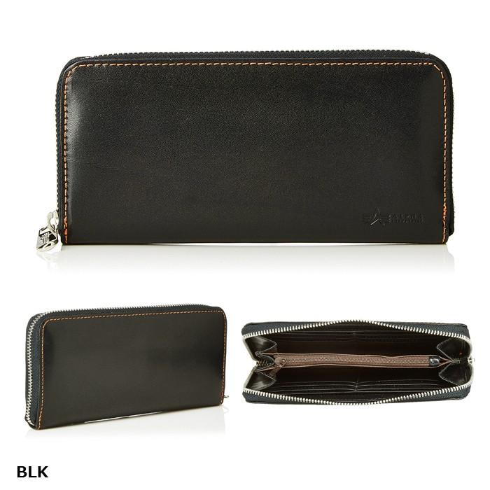 ALPHA INDUSTRIES アルファ インダストリーズ 財布 イタリアンレザー ラウンドファスナー 長財布 メンズ レザー ウォレット | Alpha Industries | 04