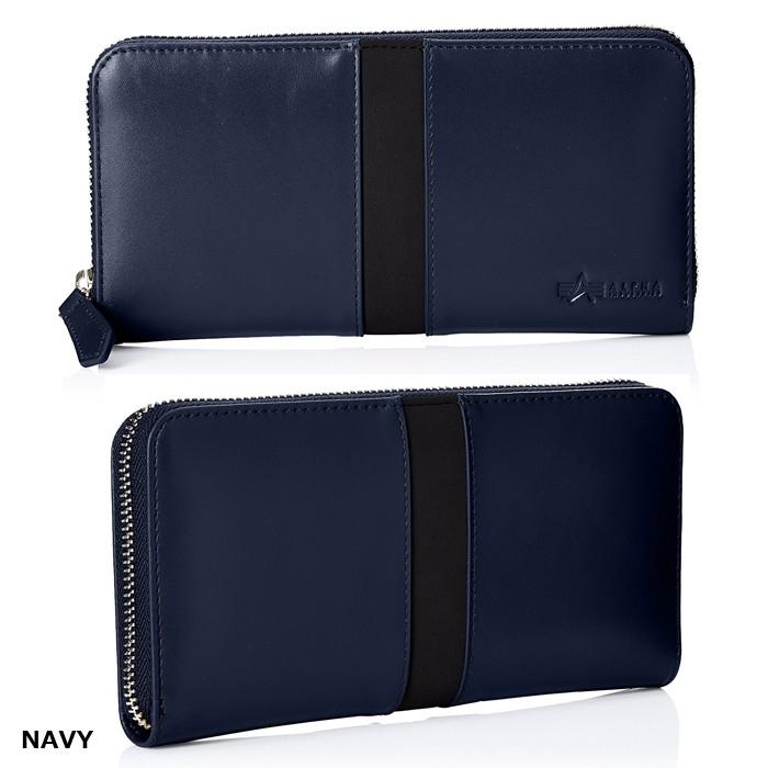 ALPHA INDUSTRIES アルファインダストリーズ 牛革 ラウンドファスナー長財布 メンズ ウォレット 財布 カウレザー | Alpha Industries | 04