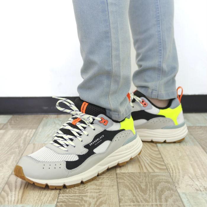 ブランドブラック ランニングスニーカー NOMO メンズ ビブラムソール  