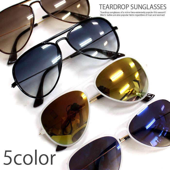 プラフレームティアドロップサングラス ミラーレンズ |  | 01