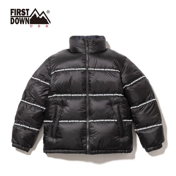 First Down ファーストダウン リバーシブル テープ付ダウンジャケット メンズ レディース アウター アウトドア ストリート c Upper Gate 通販 Yahoo ショッピング