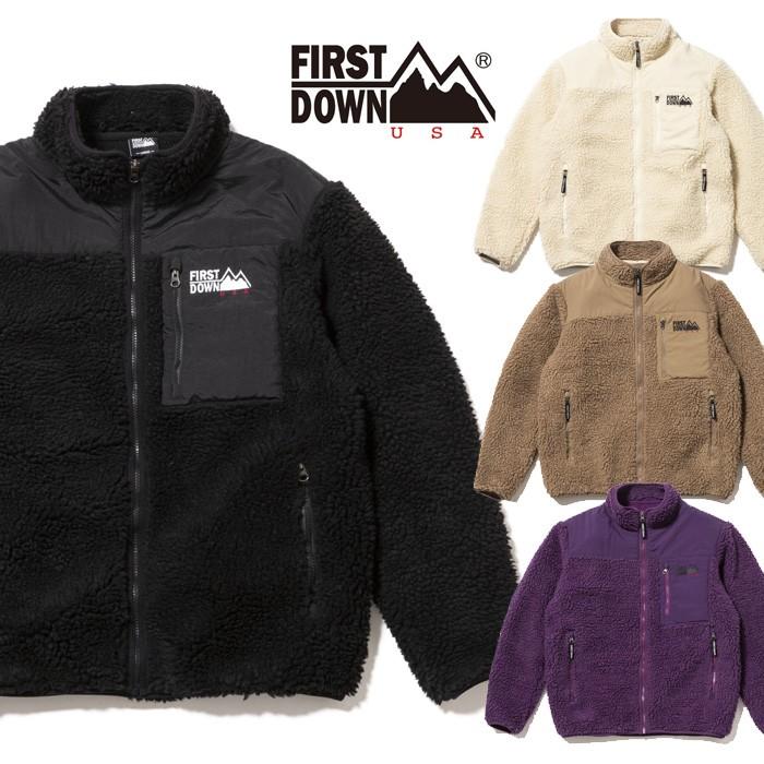 FIRST DOWN ファーストダウン ボアスタンドカラーブルゾン レディース 女性 フリースボア ジャケット アウトドア  :642507l:UPPER GATE - 通販 - Yahoo!ショッピング