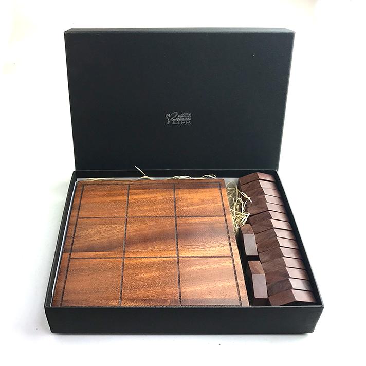 LIFE ライフ マホガニー ウッド 木目 リアル 木 3×3 マス 将棋(9マス将棋) 木製品 革製品 日本製 ハンドメイド 職人 |  | 04