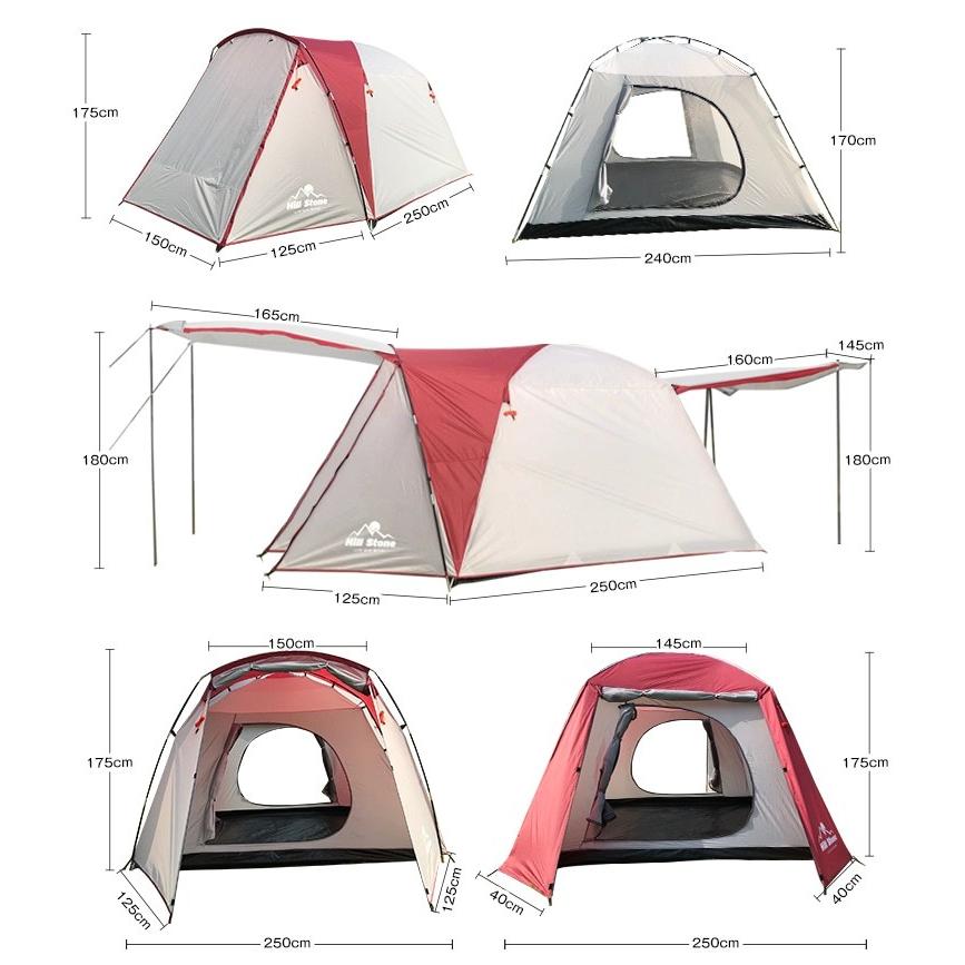 ツールームテント スクリーン 運動会 イベント キャンプ アウトドア レジャー ひさし フライシート付き 防虫 防水 耐水圧2000mm イエロー ホワイト |  | 11