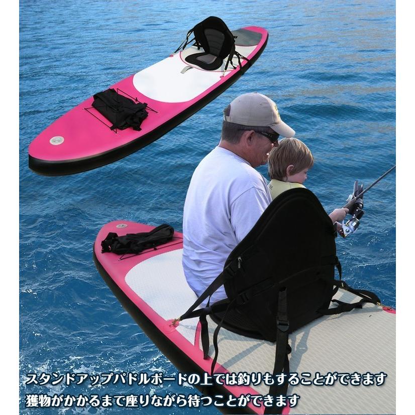 SUPスタンドアップパドルボード用シート カヤック 釣り パドルサーフィン 釣り レジャー SUP用 水上散歩 夏 海 ブラック |  | 02