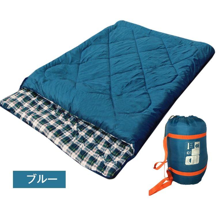 二人用シュラフ 寝袋 封筒型 キャンプ用品 車中泊 グッズ 防寒 アウトドア 収納 防災 臨時 布団 新生活 冬用 洗える コンパクト 子供 添い寝  かわいい 3kg |  | 12