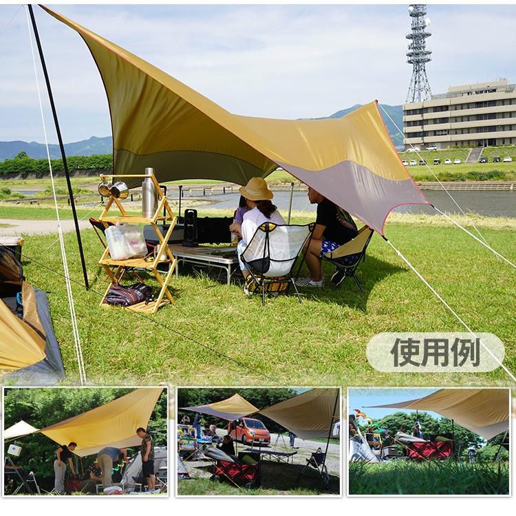 ヘキサタープ テント キャンプ アウトドア おしゃれ 人気 日よけ サンシェード UVカット 紫外線 キャンパーズ 雨よけ レジャー |  | 08
