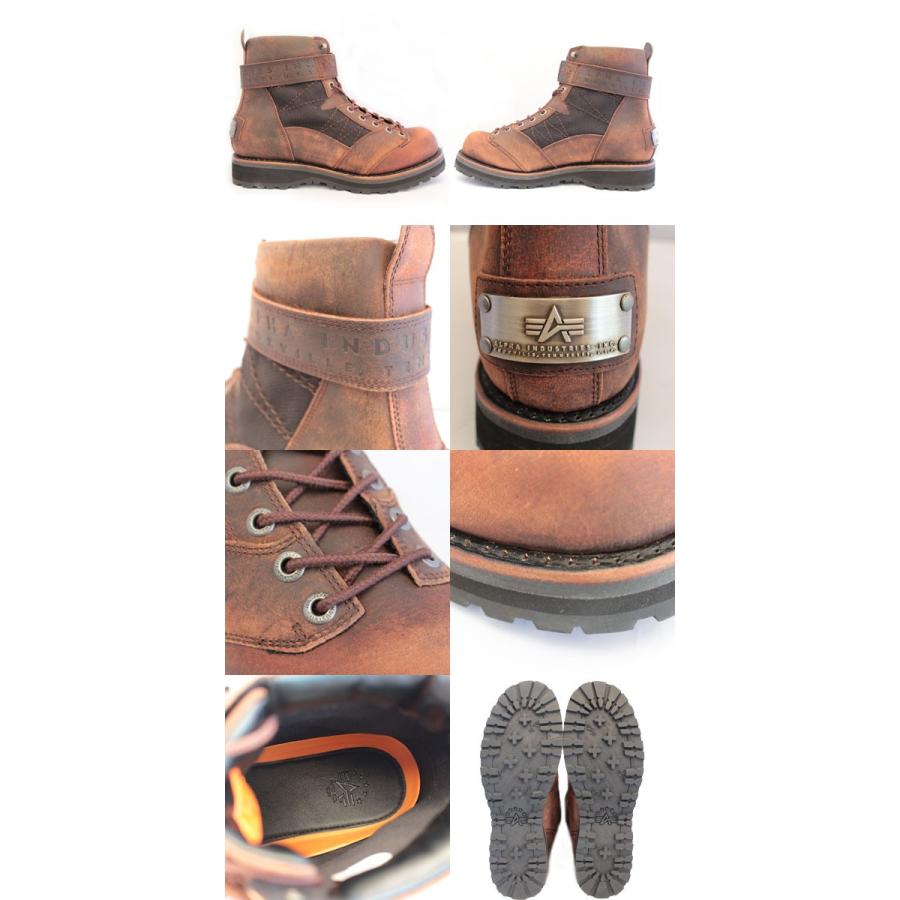 ALPHA INDUSTRIES INC. アルファ インダストリーズ  ワークブーツ アルファー レザーブーツ |  | 02