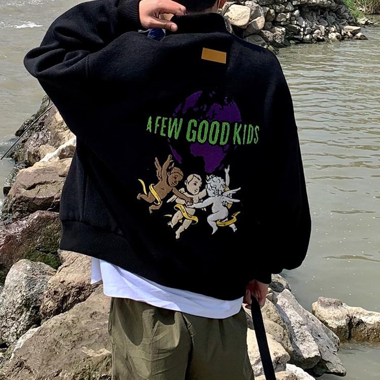 桜の花びら(厚みあり) AFGK afew good kidsスタジャン サイズM
