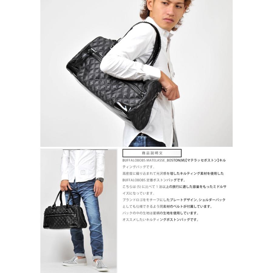 BUFFALO BOBS バッグ メンズ バッファローボブズ (M) キルティング ボストン バッグ |  | 01