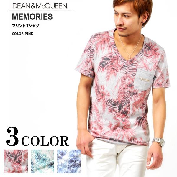 DEAN&McQUUEN ディーン&マックイーン プリント Tシャツ | 