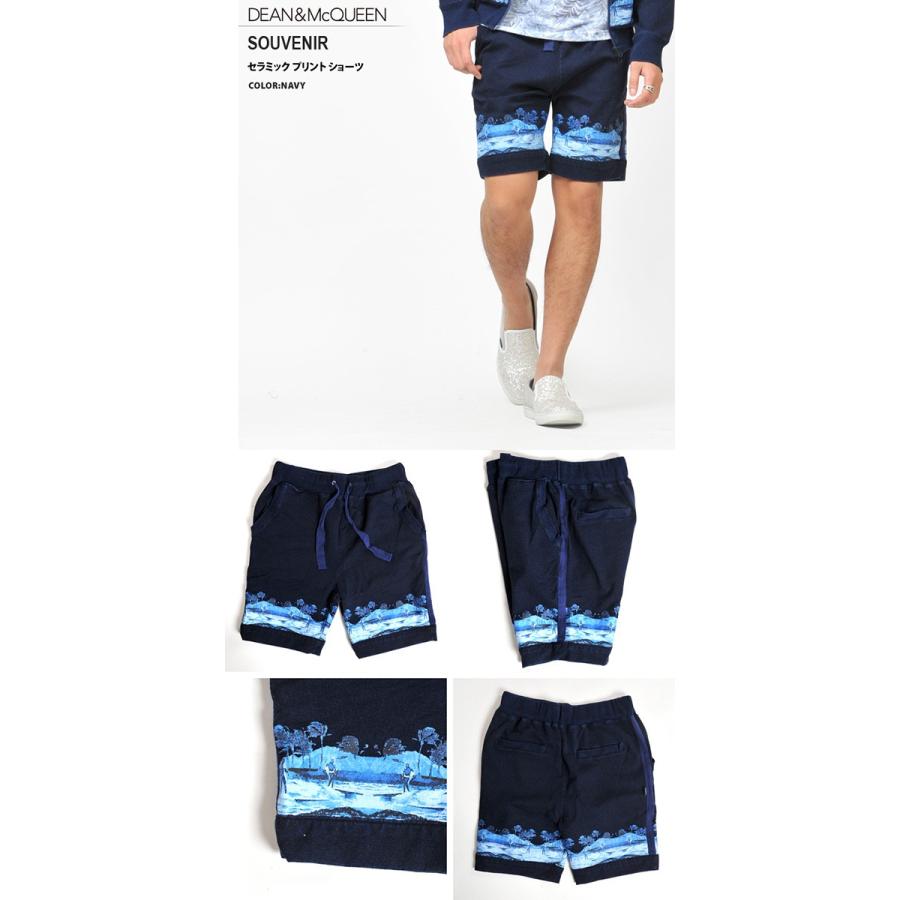 DEAN&McQUUEN ディーン&マックイーン プリントショーツ ハーフパンツ メンズ ショートパンツ |  | 01