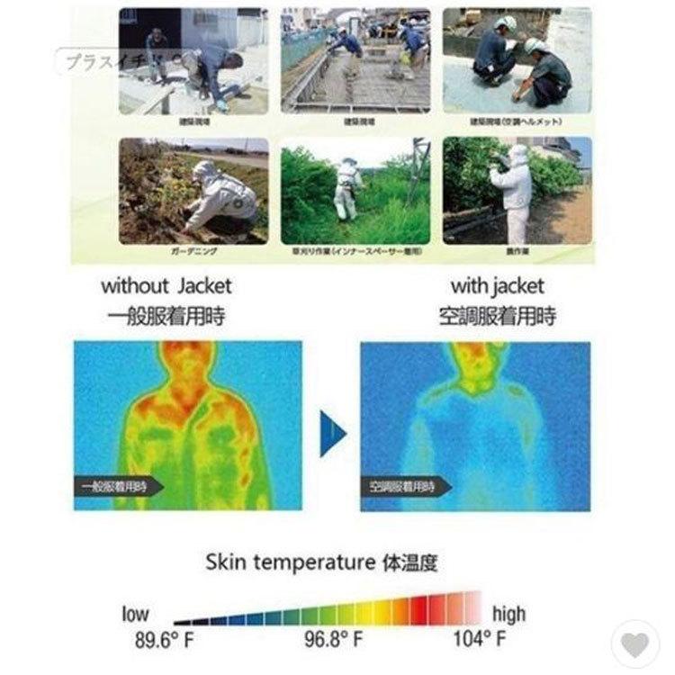 モバイルバッテリー付き 空調ベスト ベスト+扇風機セット USB給電 作業着 空調ウェア 空調服 熱中症対策 ファンベスト ファン付 冷却 |  | 05