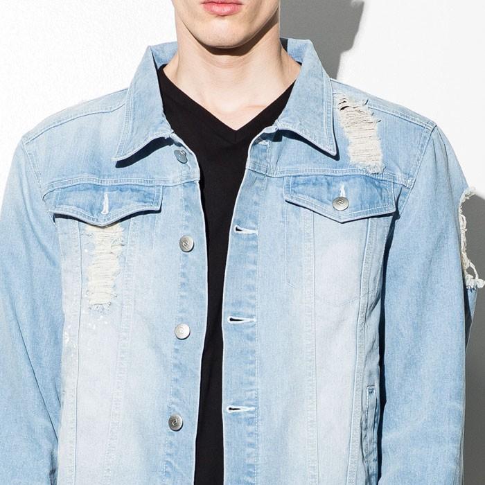 AZ by junhashimoto エーゼイ バイ ジュンハシモト クラッシュ デニムジャケット Gジャン ジャケット メンズ |  | 05