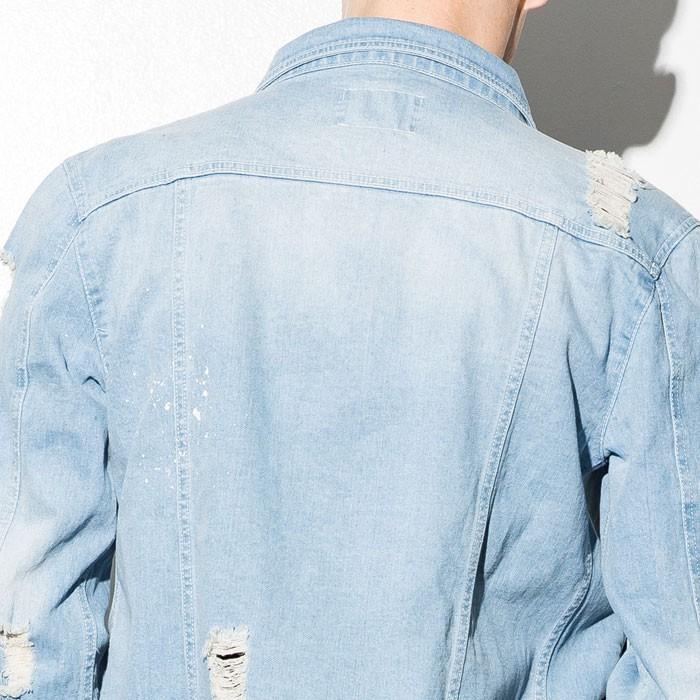 AZ by junhashimoto エーゼイ バイ ジュンハシモト クラッシュ デニムジャケット Gジャン ジャケット メンズ |  | 07