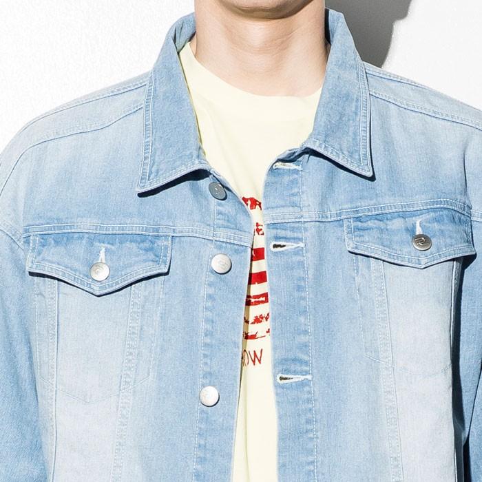 AZ by junhashimoto　エーゼイ バイ ジュンハシモト オーバーサイズ デニムジャケット ダメージ Gジャン ビッグサイズ |  | 05