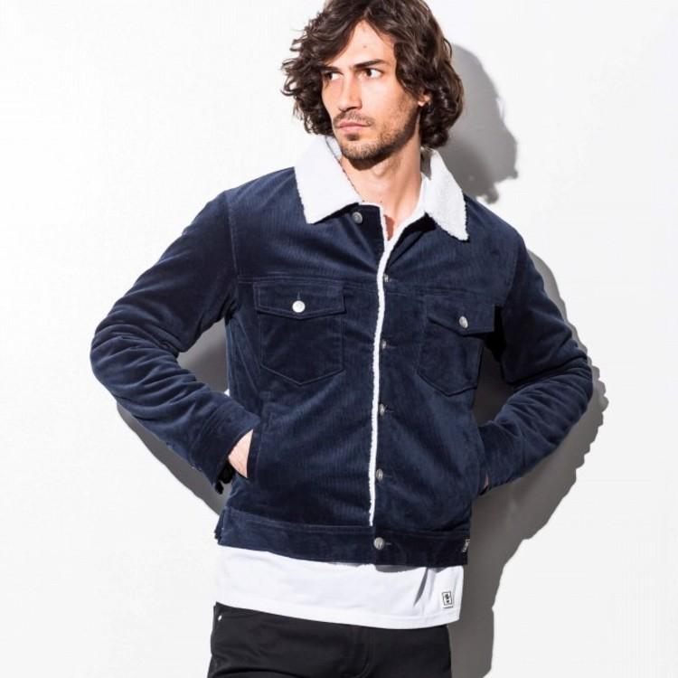 SALE50%OFF AZ by junhashimoto エーゼイ バイ ジュンハシモト アコーデュロイジャケット(ベージュ/ネイビー) ボアジャケット |  | 02