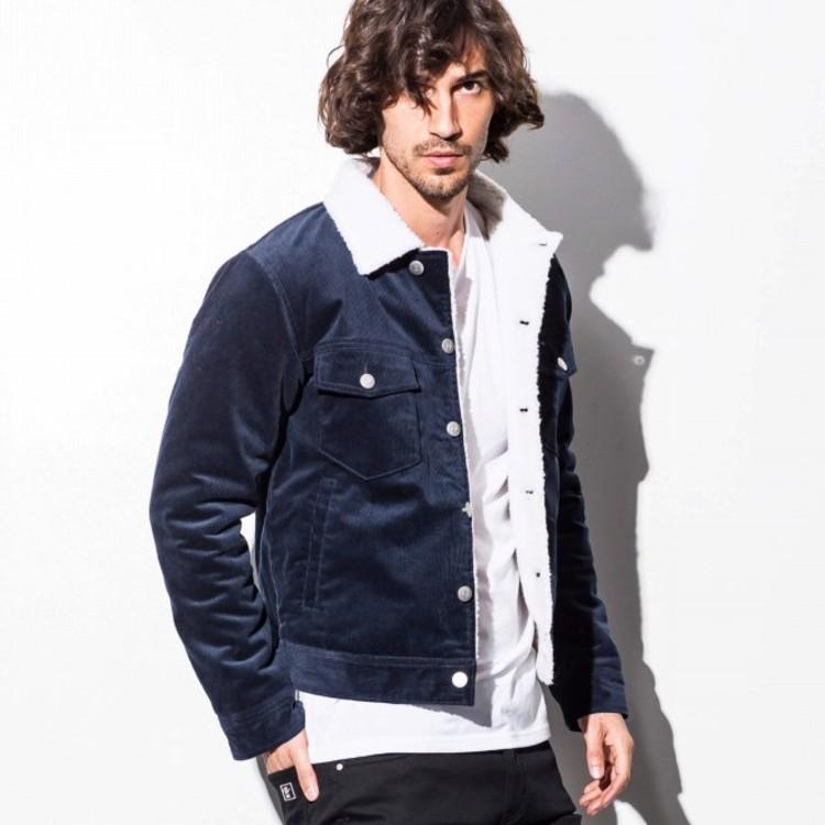 SALE50%OFF AZ by junhashimoto エーゼイ バイ ジュンハシモト アコーデュロイジャケット(ベージュ/ネイビー) ボアジャケット |  | 03