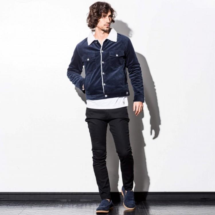 SALE50%OFF AZ by junhashimoto エーゼイ バイ ジュンハシモト アコーデュロイジャケット(ベージュ/ネイビー) ボアジャケット |  | 06