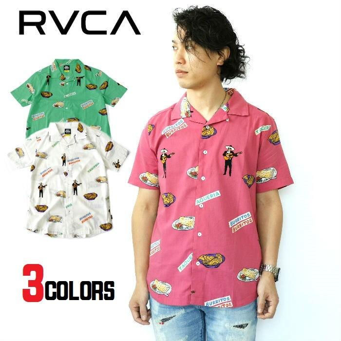 ルーカ RVCA HOT FUDGE SS ショートスリーブシャツ 半袖 メンズ レディース ユニセックス カジュアル ストリート 総柄｜upper-gate