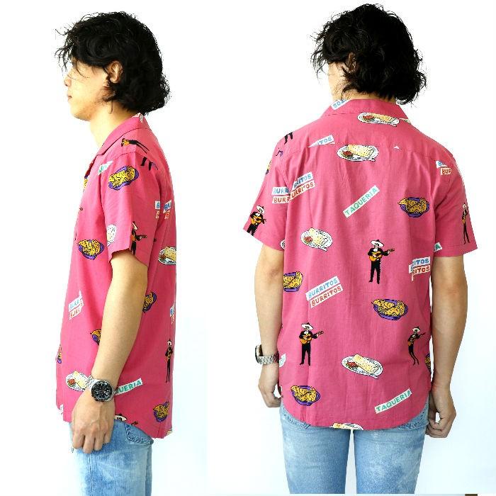 ルーカ RVCA HOT FUDGE SS ショートスリーブシャツ 半袖 メンズ レディース ユニセックス カジュアル ストリート 総柄 | RVCA | 01