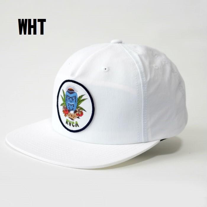 RVCA ルーカ CAP キャップ 帽子 スナップバック ストレート ホワイト 白 メンズ レディース ユニセックス 男女兼用 レジャー アウトドア ストリート | RVCA | 01