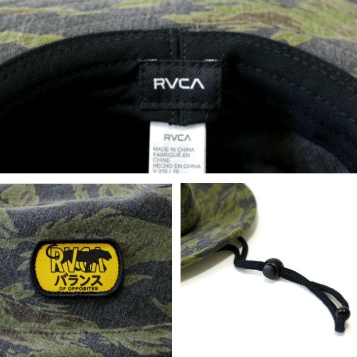 RVCA ルーカ ハット 帽子 アウトドア カモフラ ブラック 黒 タイガーカモ 迷彩 ジャングル アウトドア キャンプ 登山 男女兼用 | RVCA | 07