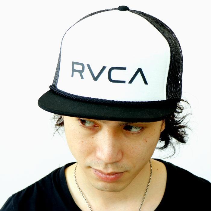 RVCA ルーカ LOGO MESH CAP メッシュキャップ 帽子 ストレート ロゴ ブラック 黒 ブルー 青 ホワイト 白 メンズ レディース ユニセックス 男女兼用 | RVCA | 01