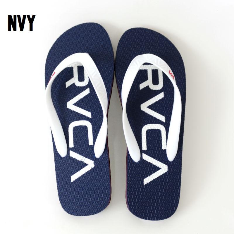 RVCA ルーカ TRENCH TWN 3 SANDAL ビーチサンダル メンズ カジュアル スポーツ ビーサン シンプル ロゴ ギフト 花柄 ボタニカル ネイビー 紺 | RVCA | 04