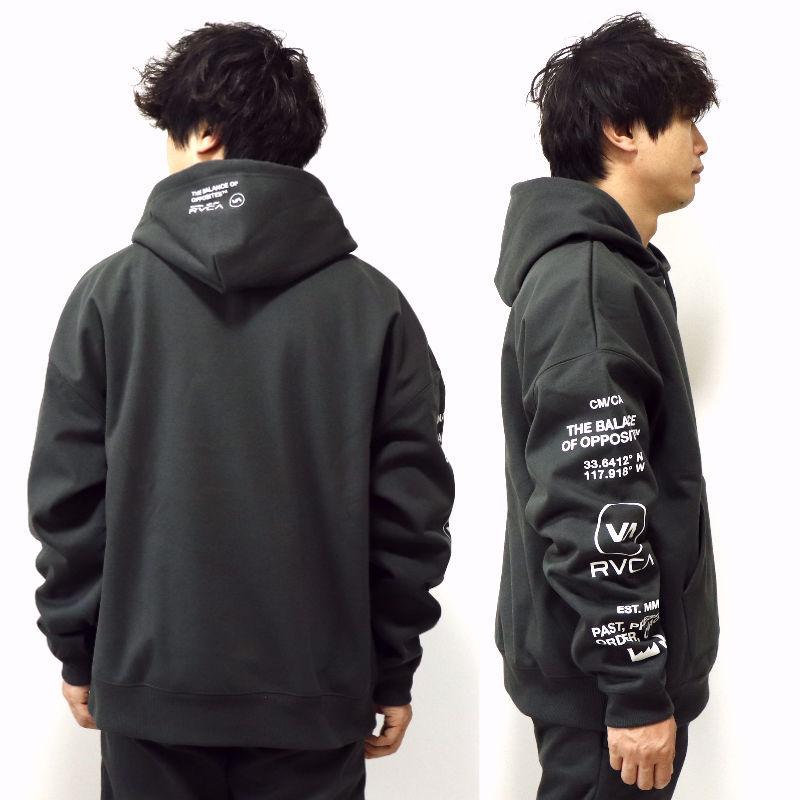ルーカ/RVCA メンズ パーカ TEXTER HOODIE スウェットパーカー 長袖トップス 裏起毛 プリントパーカー | RVCA | 04