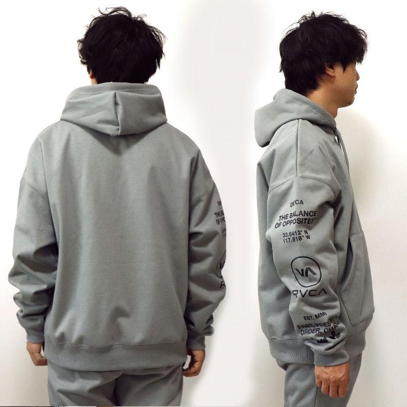 ルーカ/RVCA メンズ パーカ TEXTER HOODIE スウェットパーカー 長袖トップス 裏起毛 プリントパーカー | RVCA | 06
