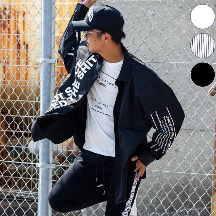 【SALE50%OFF】163 イチロクサン プリントデザイン ビッグ シャツ メンズ トップス | 