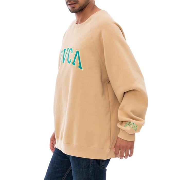 RVCA ルーカ ロゴスウェット トレーナー 長袖 メンズ ルーズ オーバーサイズ カジュアル ストリート スポーツ サーフ インナー 秋冬 ブランド | RVCA | 08