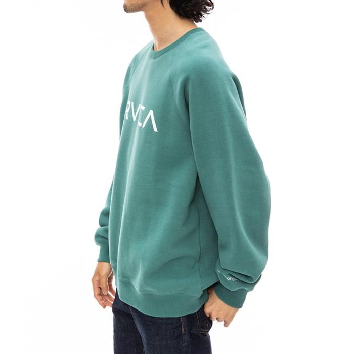 RVCA ルーカ ロゴスウェット トレーナー 長袖 メンズ ルーズ オーバーサイズ カジュアル ストリート スポーツ サーフ インナー 秋冬 ブランド | RVCA | 14