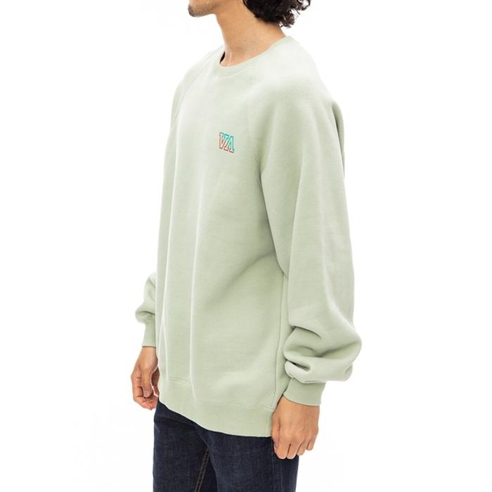 RVCA ルーカ バックプリントロゴスウェット トレーナー 長袖 メンズ ルーズ オーバーサイズ カジュアル ストリート スポーツ 秋冬 ブランド | RVCA | 10