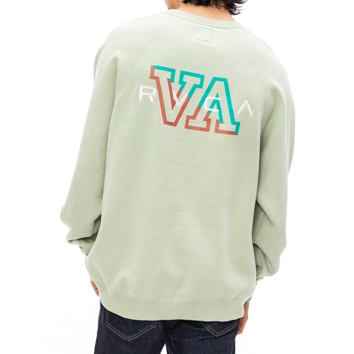 RVCA ルーカ バックプリントロゴスウェット トレーナー 長袖 メンズ ルーズ オーバーサイズ カジュアル ストリート スポーツ 秋冬 ブランド | RVCA | 11