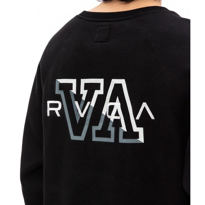 RVCA ルーカ バックプリントロゴスウェット トレーナー 長袖 メンズ ルーズ オーバーサイズ カジュアル ストリート スポーツ 秋冬 ブランド | RVCA | 04