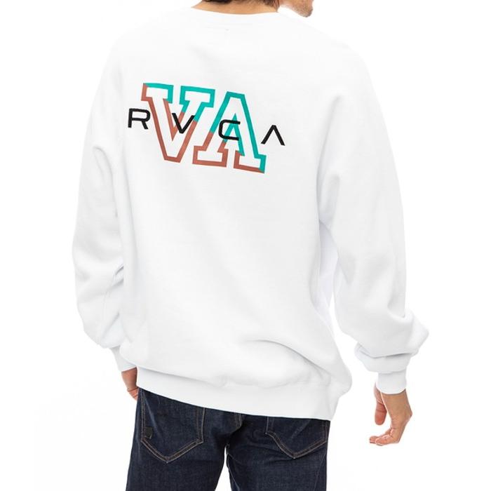 RVCA ルーカ バックプリントロゴスウェット トレーナー 長袖 メンズ ルーズ オーバーサイズ カジュアル ストリート スポーツ 秋冬 ブランド | RVCA | 08