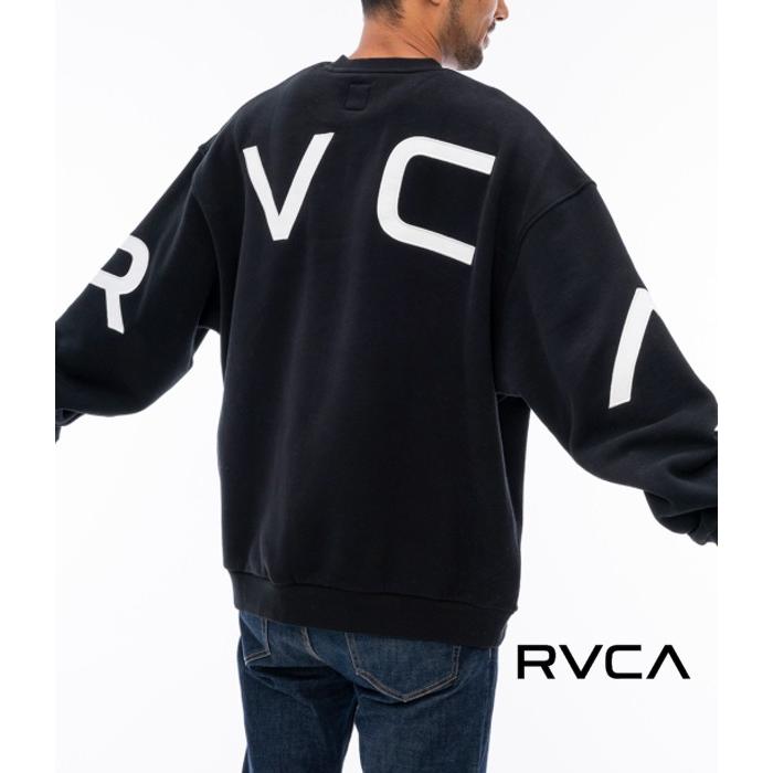 RVCA ルーカ ビッグロゴスウェット トレーナー 長袖 メンズ ルーズ オーバーサイズ カジュアル ストリート スポーツ 秋冬 ブランド | RVCA